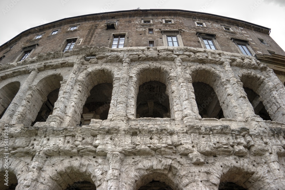 Obraz premium Theater of Marcellus in Rome, Italy