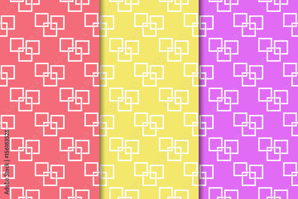 Geometric seamless pattern. Abstract background with square elements Geometric seamless pattern. Abstract background with square elements