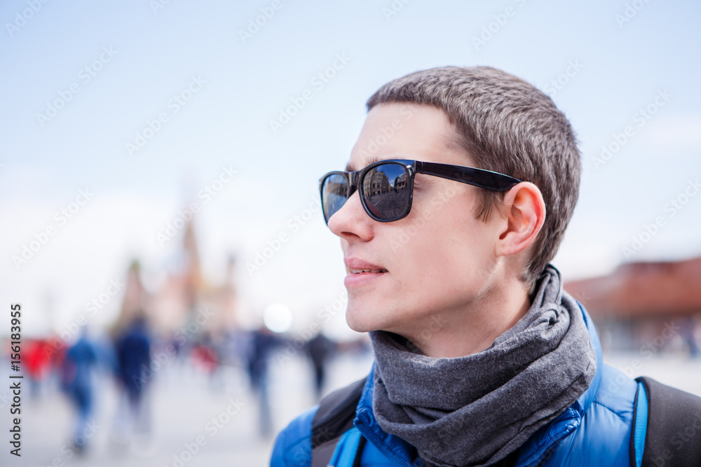 Portrait of a man in sunglasses Portrait of a man in sunglasses