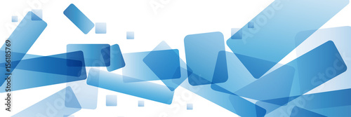 Abstract vector banner, concept of cold. Color geometric background with ice