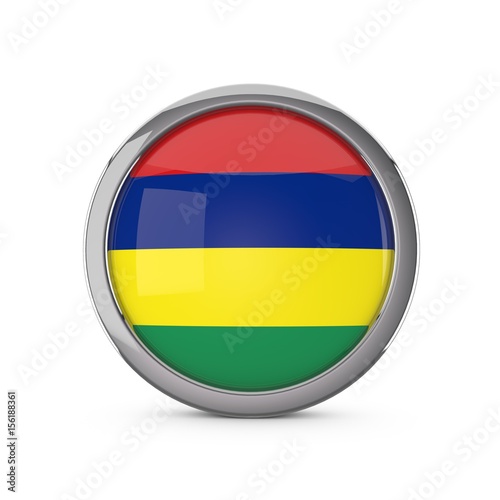 Mauritius national flag in a glossy circle shape with chrome frame. 3D Rendering Free Download Mauritius national flag in a glossy circle shape with chrome frame. 3D Rendering - GFXLoad