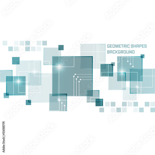 Square abstract vector transparent background with glitter.