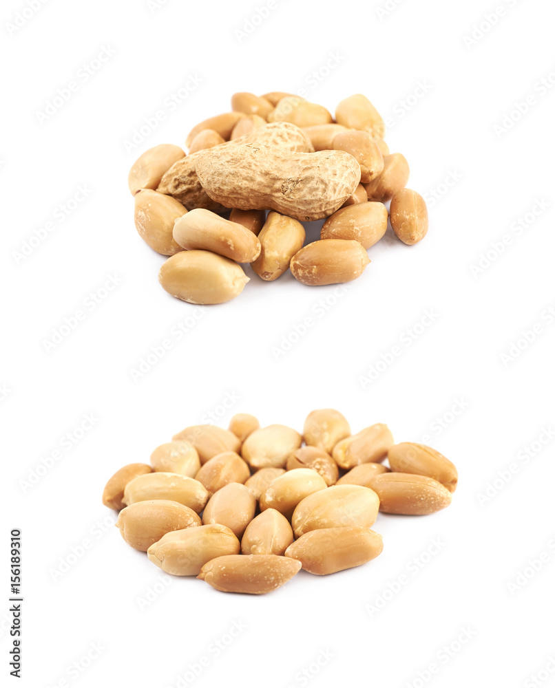 Pile of peanuts isolated Pile of peanuts isolated