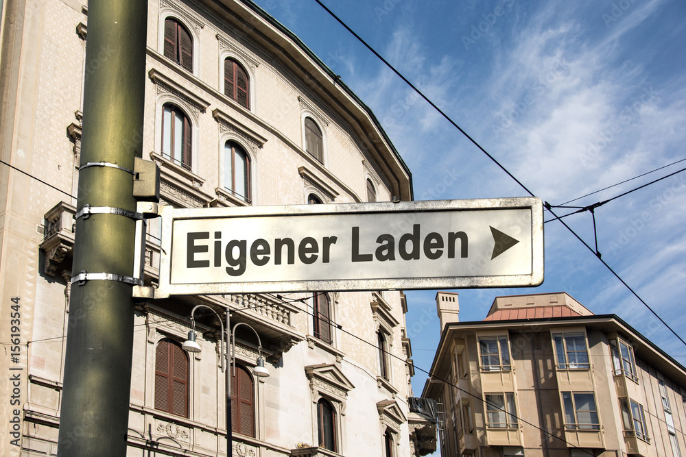 Schild 242 - Eigener Laden