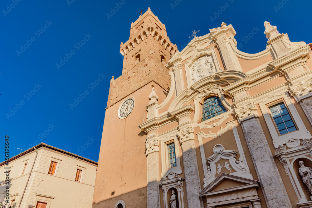 Panorama of the town of Pitigliano in tuscany, city of tuff Italy