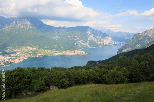 Il ramo di Lecco del lago di Como.