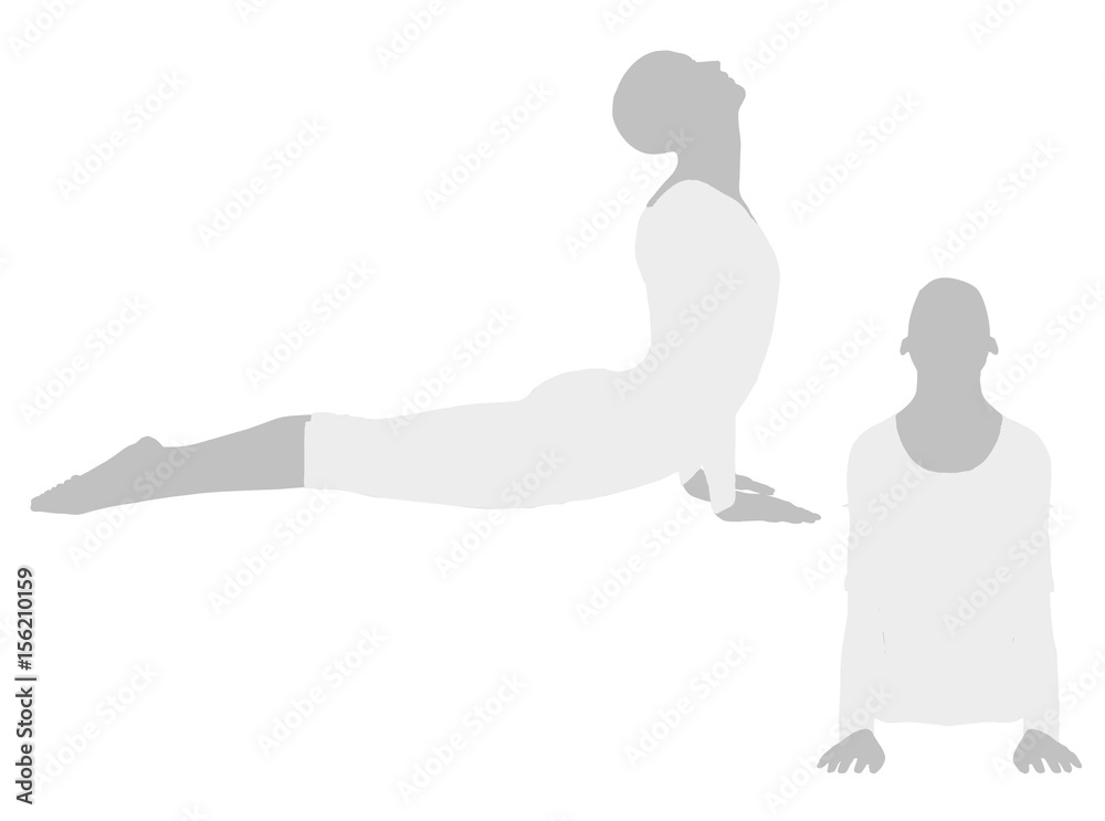 Vector - EPS 10 vector illustration of Yoga Pose