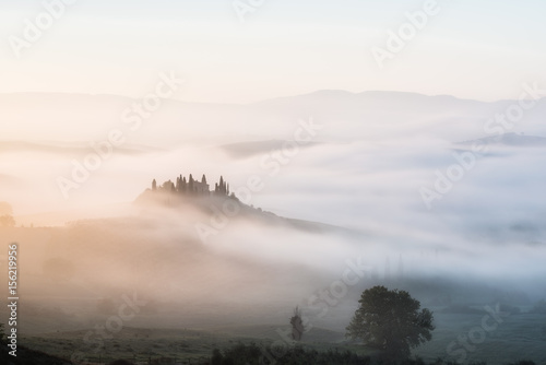 Tuscany fog