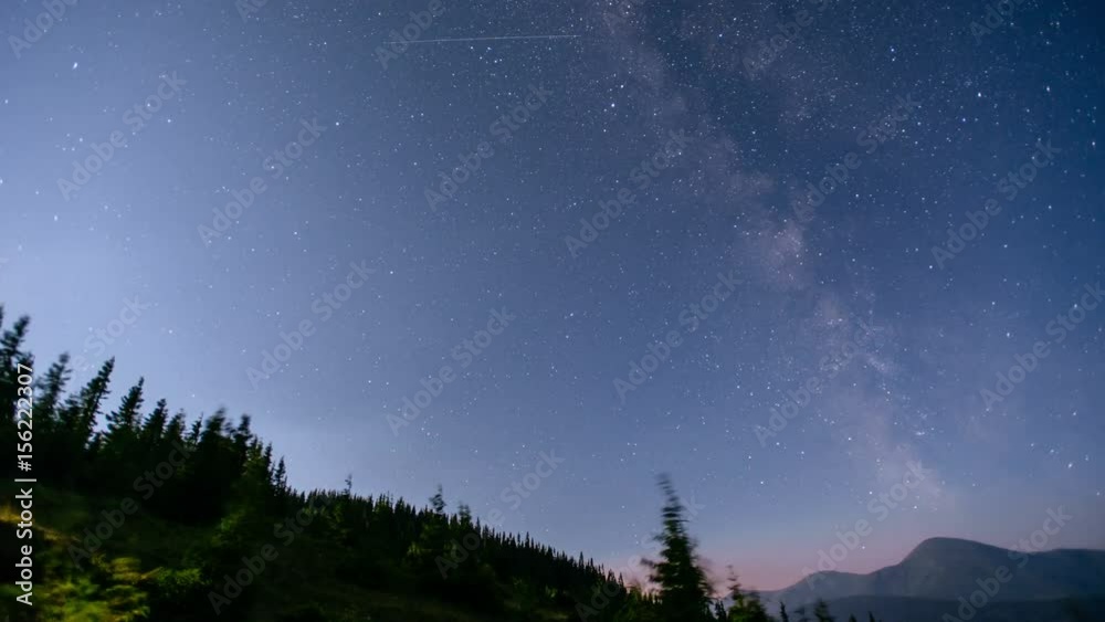 Moon rise above Carpathian mountains. Amazing beauty of Europe. Virgin nature where no man foot was. Scientific scene. Moon rise above Carpathian mountains. Amazing beauty of Europe. Virgin nature where no man foot was. Scientific scene.