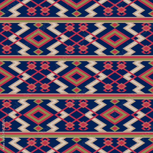Geometric pattern with elements of Argentine ornaments.