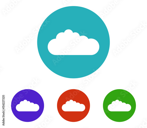 Cloud icon set