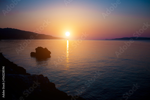 Fototapeta Naklejka Na Ścianę i Meble -  sunset on sea