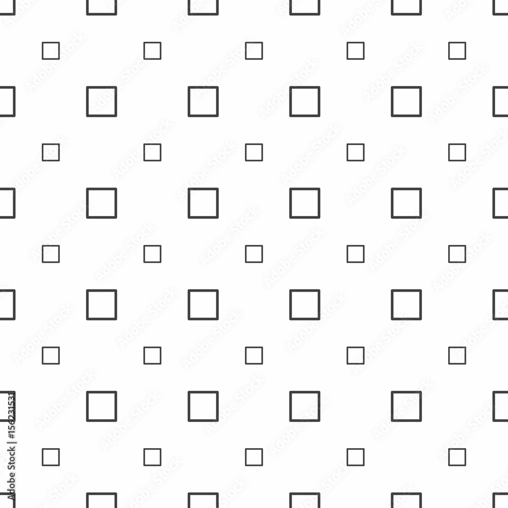 Abstract seamless pattern. Grey squares, modern stylish textures