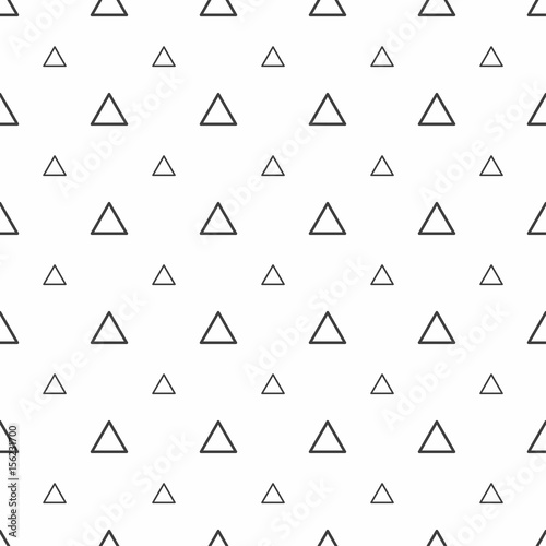 Abstract seamless pattern. Grey triangles, modern stylish textures