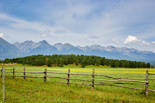 In the foothills of Sayan