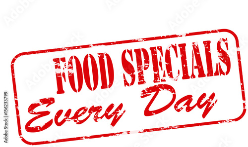 Картината върху платно Food specials