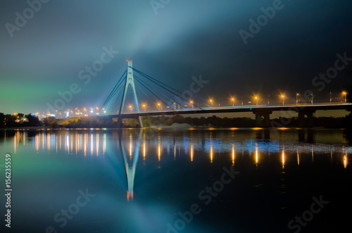 Beautiful bridge in the evening