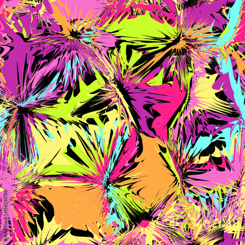 Seamless abstract background in tie-dye style. Patterns for edible icing sheets for covering cakes.
