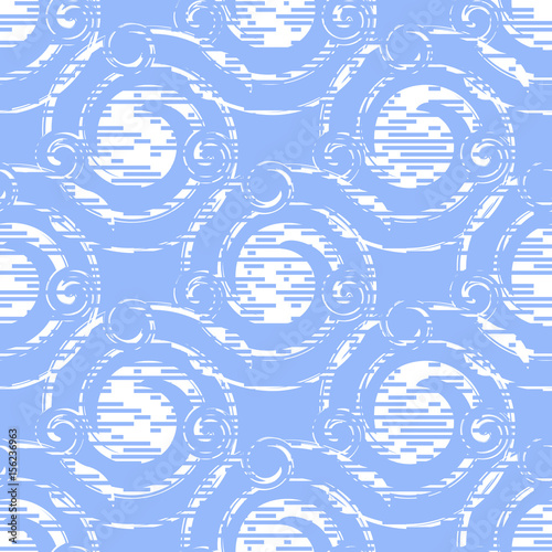 Seamless colorful multicolored abstract pattern. This template is suitable for textiles, sports, children's, youth clothing.