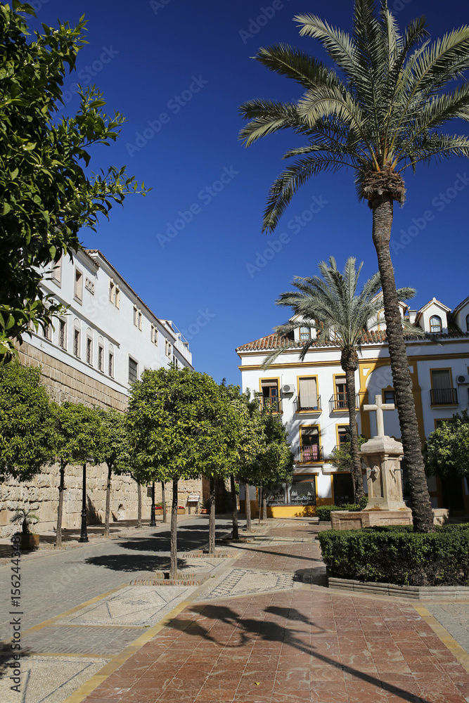 Plaza de la Iglesia in Marbella, Costa del Sol, Andalusia, Spain