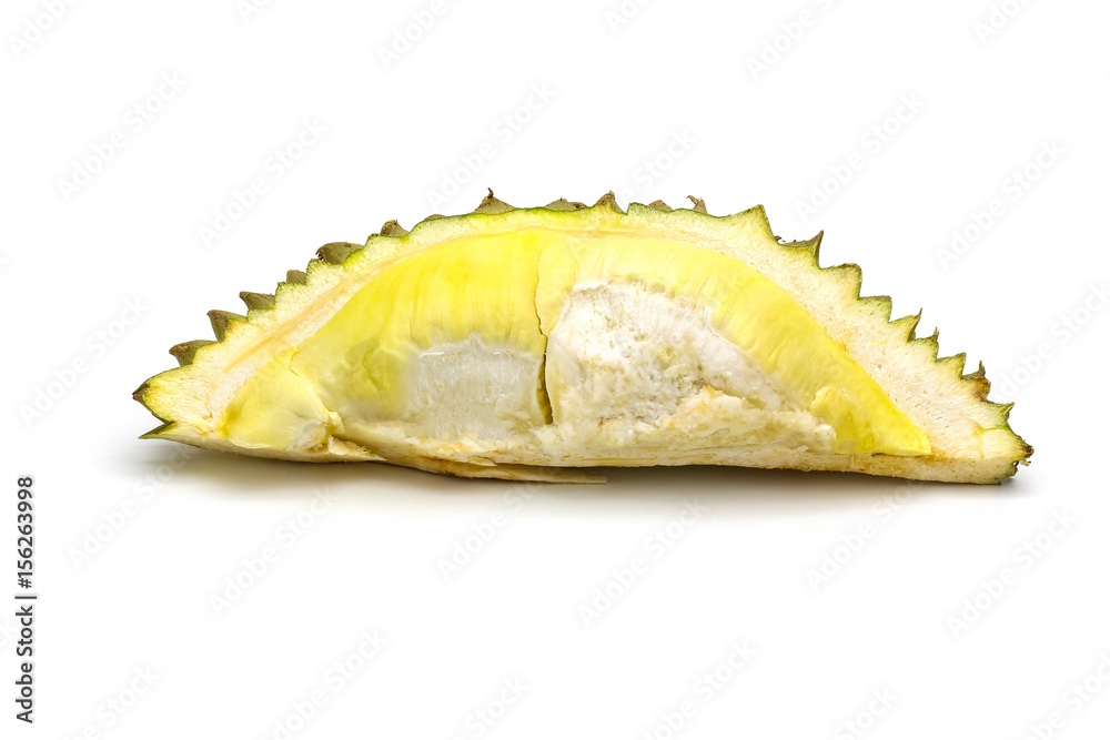 Isolated durian king of fruit on white background Isolated durian king of fruit on white background
