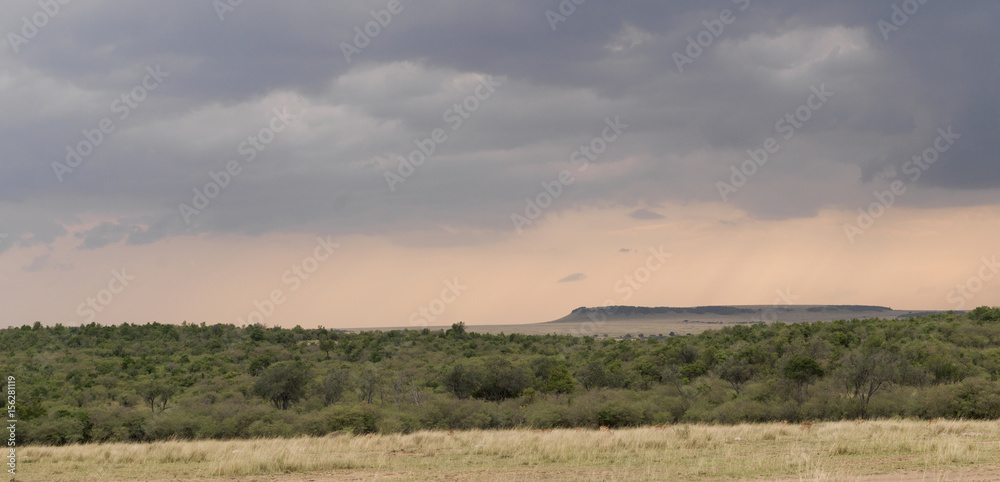 Landscape in Kenya, Africa