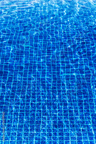 Water surface in swimming pool holiday tropical