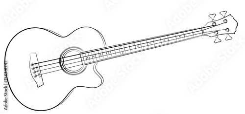 Sketch Bass guitar.