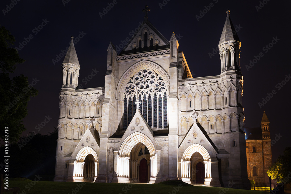 Popular St Albans abbey church night lights