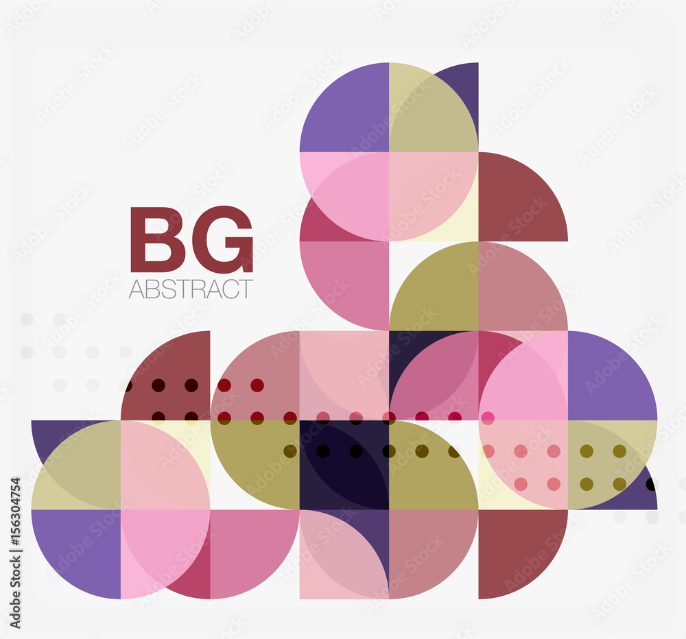 Fototapeta premium Colorful circle elements