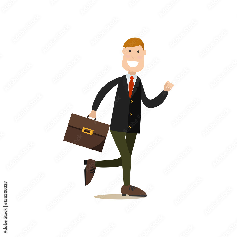 Office people concept vector illustration in flat style Office people concept vector illustration in flat style
