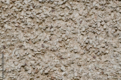 Gravel surface. White gravel texture. Stone background. Abstract backdrop for your design photo