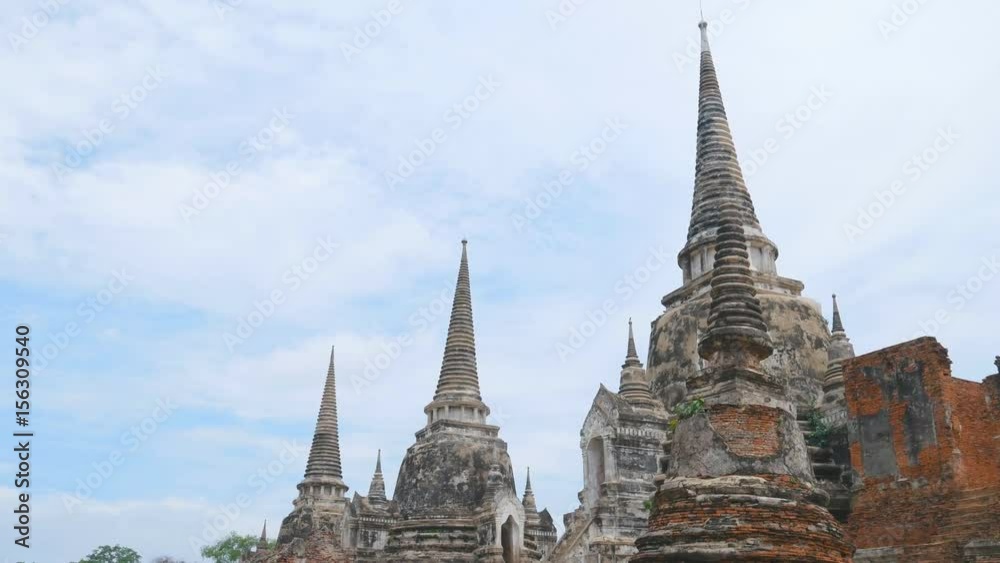 Ayutthaya temple ruins, Wat Maha That Ayutthaya as a world heritage site, Thailand. Ayutthaya historical park Ayutthaya temple ruins, Wat Maha That Ayutthaya as a world heritage site, Thailand. Ayutthaya historical park
