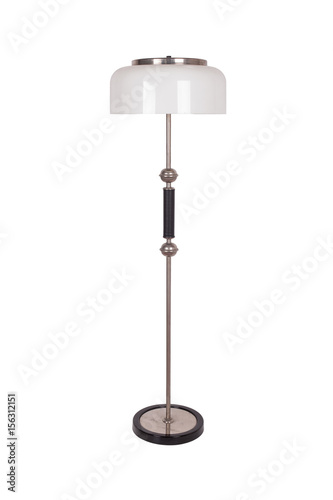 floor lamp vintage isolated on white