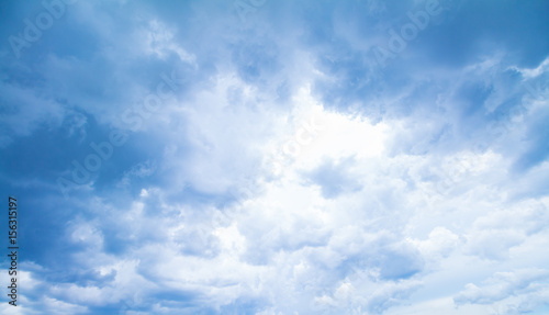 Fototapeta Naklejka Na Ścianę i Meble -  Blue sky and cloud in good weather day