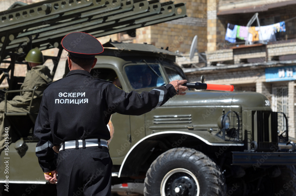 Russian army parade.V-day celebration.Sary Shagan.Former Soviet anti-ballistic missile testing range.Kazakhstan
Russian army parade.V-day celebration.Sary Shagan.Former Soviet anti-ballistic missile testing range.Kazakhstan