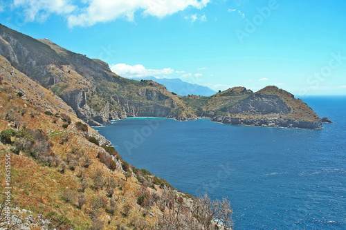 The bay of Ieranto in Sorrento s peninsula