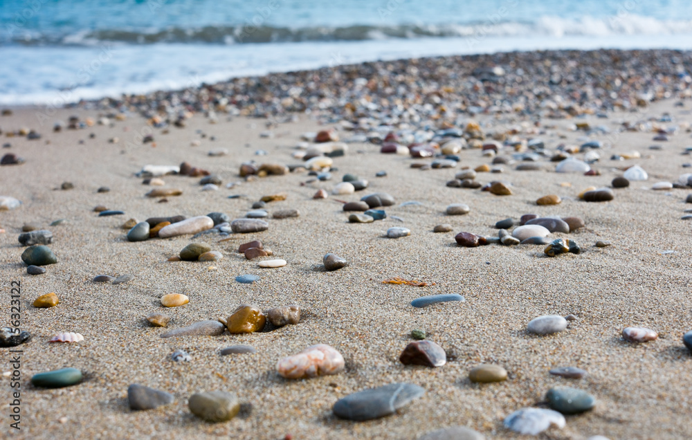 pebbles on the beach pebbles on the beach