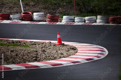 corner of the gokart track