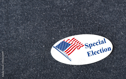 "Special Election" sticker