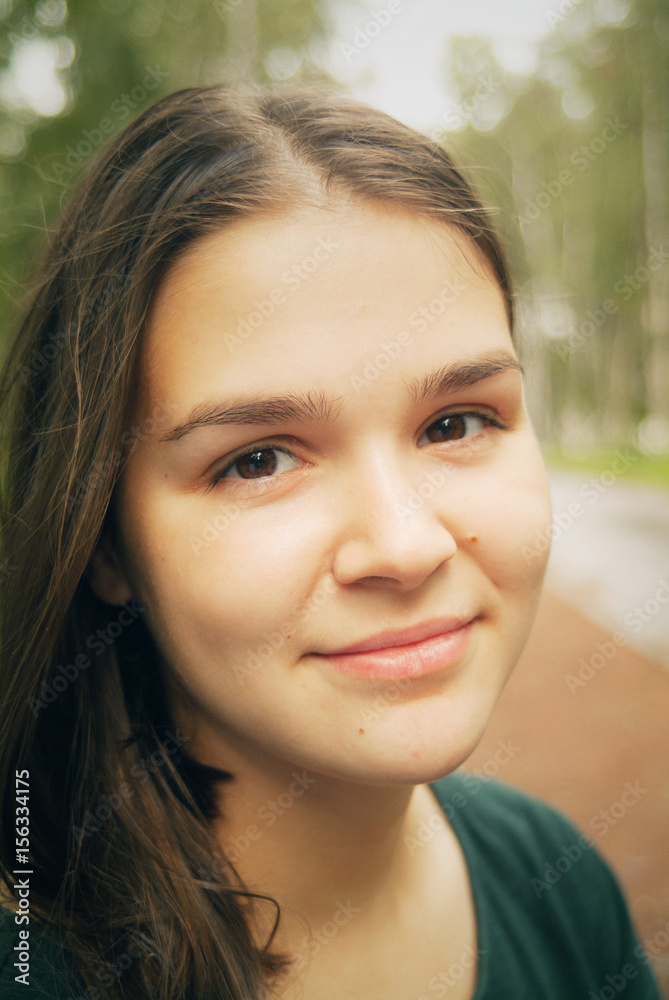 Mild smile Mild smile
