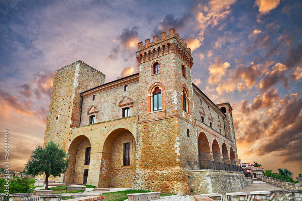castle of Crecchio, Abruzzo, Italy