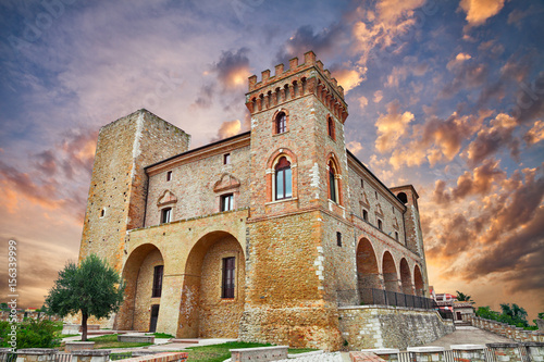 castle of Crecchio, Abruzzo, Italy photo