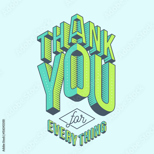 Lovely Thank You card design with a vintage touch to help you express your gratitude in style