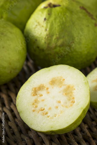 Raw Organic Green Large Guava