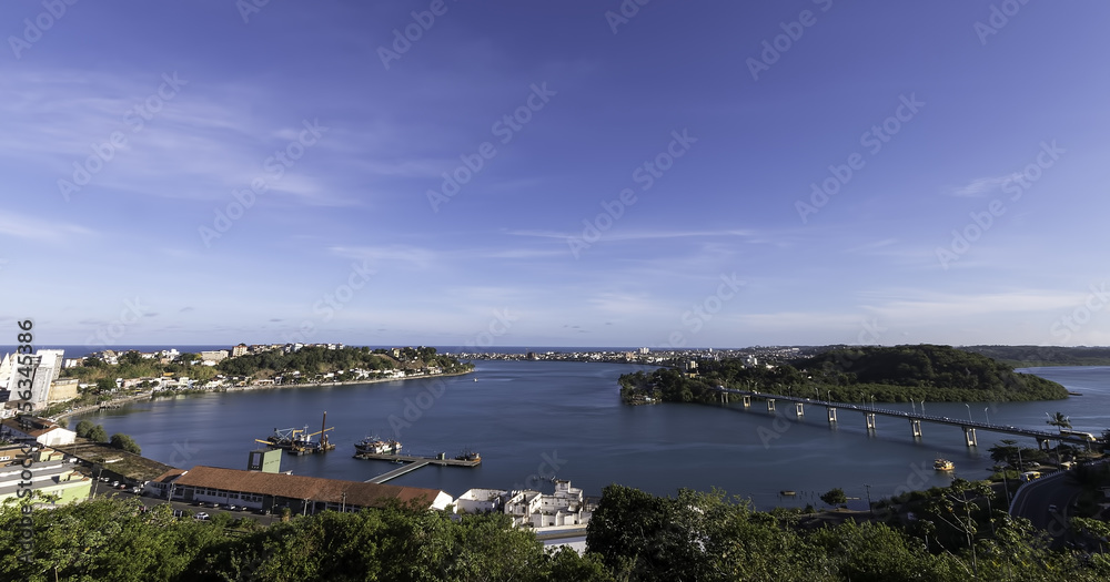Panoramic view of the city of Ilhéus Bahia Brazil