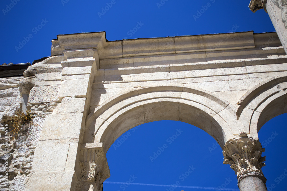Old arc in Split, Croatia