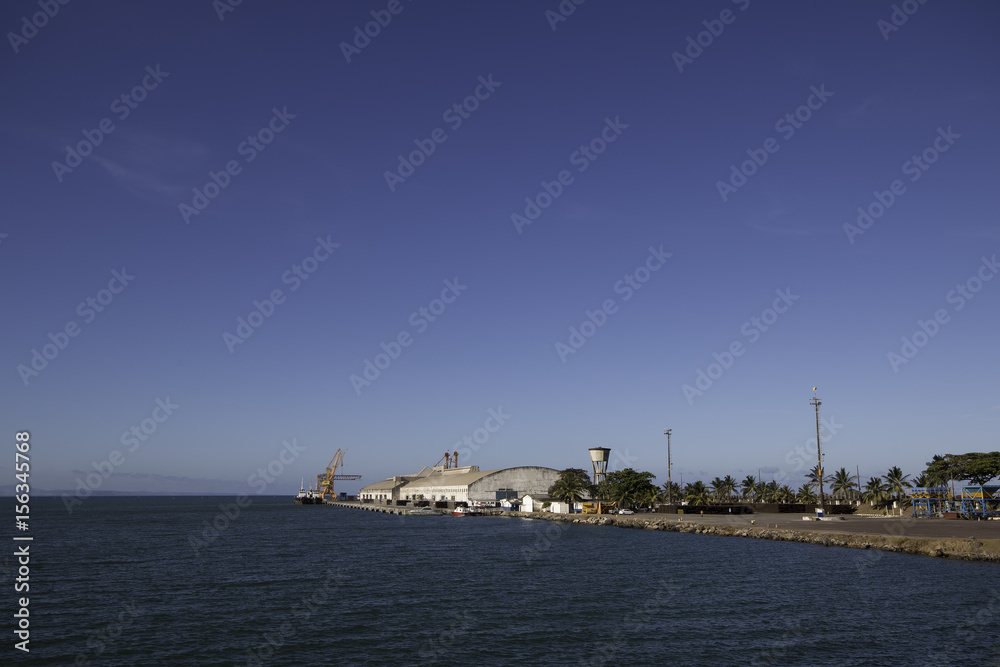 Port of the city of Ilhéus Bahia Brazil