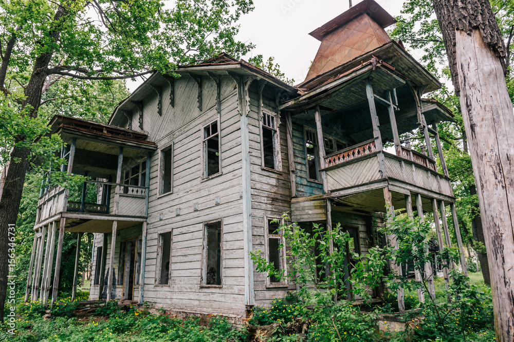 Old abandoned wooden house Old abandoned wooden house