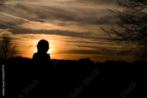 Sunset in the park © thiago bordignon